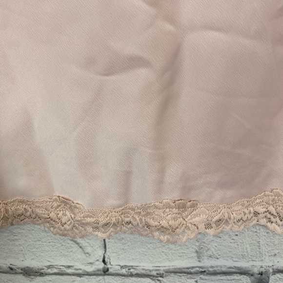 Wild Fable Pink Satin Lace Maxi Skirt Y2K size Large - Picture 3 of 7